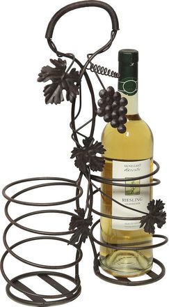 Ambiente Haus Flaschenhalter »2er Flaschenträger, Antikbraun (H) 41 cm«