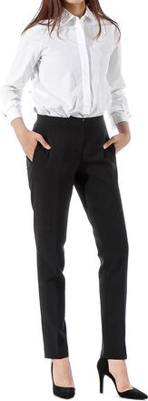Max Mara Lange katoenen blouse met knoopdetails - Dames - Overhemden - Veelkleurig - M - Katoen - Overhemden