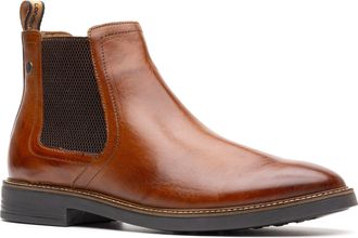 Base London Sussex Leather Mens Burnt Tan Boots - Size UK 12