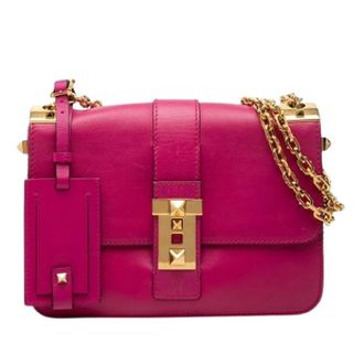 Valentino Pre-owned Vintage Schoudertas - Dames - Pre-owned - Roze - Maat: ONE Size Leer