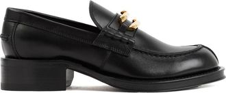Lanvin Mocassino - Dames - Loafers - Zwart - 39 EU - Schoenen