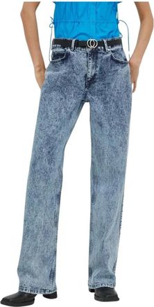 2nd Day Straight Jeans - Dames - Regular Fit Jeans - Blauw - W25 - Jeans