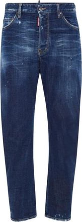 Dsquared2 Dark Perfect Clean Wash BRO Jeans - Heren - Slim Fit Jeans - Blauw - L - Katoen - Jeans
