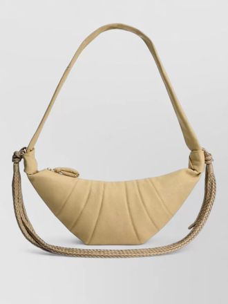Christophe Lemaire curved shoulder bag knotted rope strap