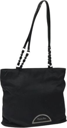 Dior Pre-owned Vintage Tote Bag - Dames - Vintage Schoudertas - Zwart - ONE Size - Leer - Vintage