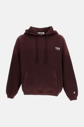 Golden Goose Felpa Star/ Unisex Oversize Hoodie/ Sunfaded