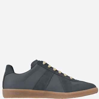 Maison Margiela Navy Blue Lace-up Sneakers