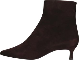 Unisa Schoenen, Dames, Bruin, 38 EU, Ibrain Enkellaarsjes