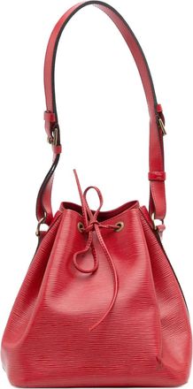 Louis Vuitton Borsa a secchiello Petit Noe 1995 in pelle Épi - Rosso