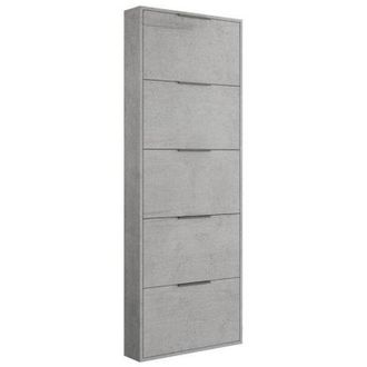 OEM Scarpiera 5 Ribalte Slim Cm. 65x15x174 H Cemento