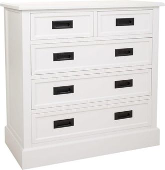 Wanderlust Deco Wanderlust Deco - C&oacute;moda De Madera Blanca 80x40x80,5