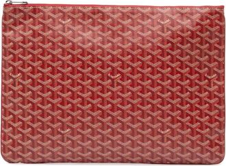 Goyard Pre-owned Clutches, female, Red, Size: ONE SIZE Pre-owned Printed Pouch
