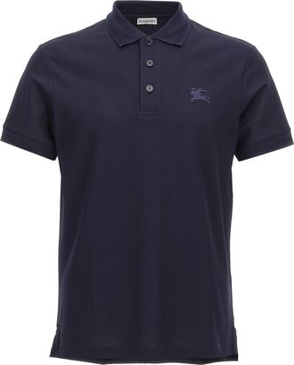 Burberry Logo Embroidery Polo Shirt