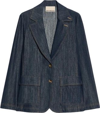 Pennyblack Pbjballata - Dames - Blazers - Blauw - L - Katoen - Jassen