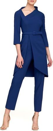 Kay Unger Perdita Jumpsuit in Admiral Blue at Nordstrom, Size 14
