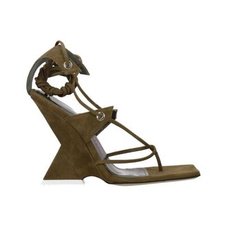 The Attico Mujer, Zapatos, Verde, Talla: 36 EU