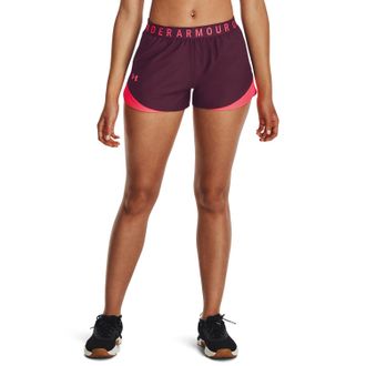 Under Armour Womens Play Up 2 Shorts Dark Maroon M
