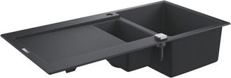 GROHE Fregadero De Composite Con Escurridor K500 Granito Negro 31646ap0 - Grohe