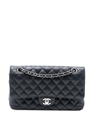 Chanel 2014-2015 Medium Classic Caviar Double Flap shoulder bag - women - Caviar Leather - One Size - Black