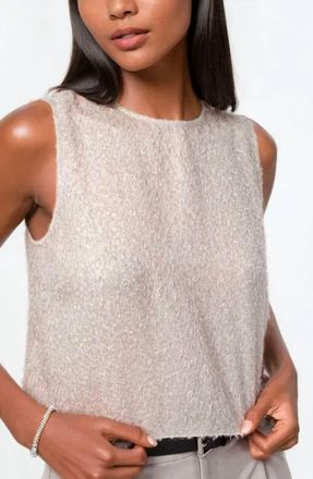 Cami NYC Romilly Metallic Chiffon Top In Haze