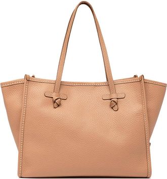 Gianni Chiarini Bubble Double Clay Leather Shopping Bag
