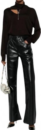 A Gold E Recycled Leather Kick Boot Pants In Detox