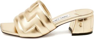 Jimmy Choo London Sandali Themis trapuntati - Oro