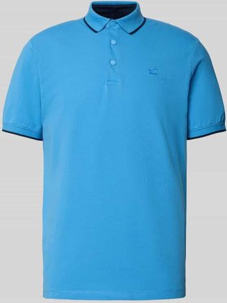 s.Oliver Red Label Regular Fit Poloshirt aus Baumwoll-Mix in Aqua, Gr&ouml;&szlig;e M