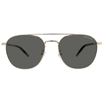 Montblanc Grey Pilot Mens Sunglasses MB0271S 006 56