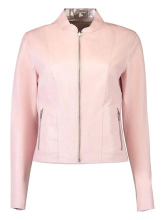 LaMarque Chapin zip-front leather jacket - women - Lambskin - M - Pink