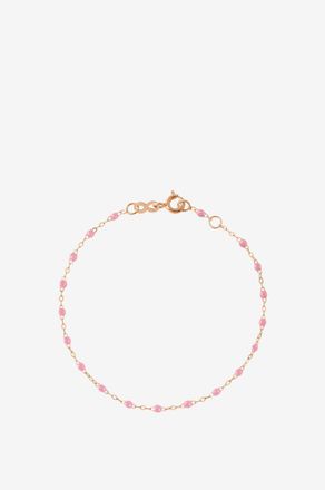 Gigi Clozeau Ros&eacute;gold- und Harz-Armband Classique Gigi Fuchsia