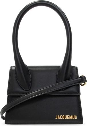 Jacquemus The Medium Chiquito Bag - Dames - Handtassen - Zwart - ONE Size - Leer - Tassen