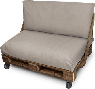 Happers Happers - Cojines para palets de exterior Piedra Descatalogados Naylim Mate Asiento y/o Respaldo 120x60x20 Piedra