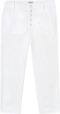 Dondup Nima Broek - Dames - Vrijetijds broeken - Wit - W25 - Broeken