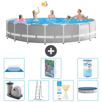 Intex Piscina Prism Frame Redonda - 549x122 Cm - 8-piezas S594