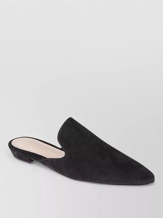 Gianvito Rossi raja pointed toe suede mules slide