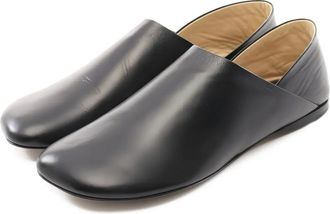 Loewe Toy leren slip-ons - Zwart