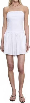 Enza Costa Cotton Mini Short In White