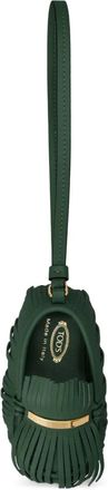 Tod's fringed charm - Green