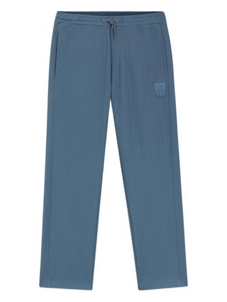 HUGO BOSS logo-patch track pants - Blue