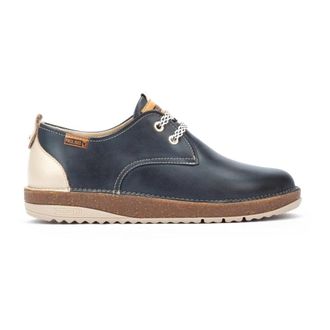Pikolinos Baza Veterschoen - Dames - Veterschoenen - Blauw - 36 EU - Leer - Schoenen
