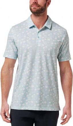 Travis Mathew Featherweight Polo In Azzurro