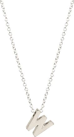 Generic Initial Necklace Gold Plated A Z 26 Alphabet Letter Dainty Necklaces For Women Layer Stone Choker (W, One Size)