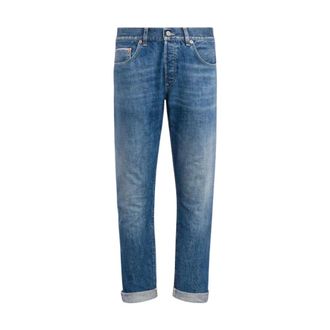 Dondup Slim-fit Jeans, male, Blue, Size: W32 Regular Icon Slim-fit Jeans