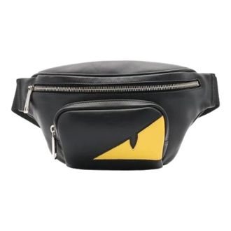 Fendi Vintage, unisex, Zwart, ONE Size, Leer, Pre-owned Sling bag