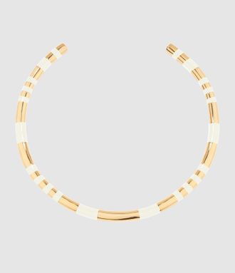 Aurélie Bidermann Collier Positano Ivoire