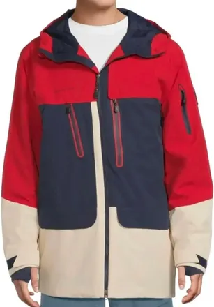 Obermeyer Mens Ski Jacket In Fresno Red