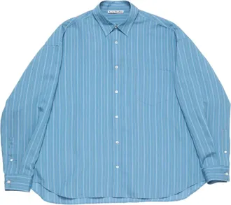 Acne Studios Camicia a righe con bottoni - Blu