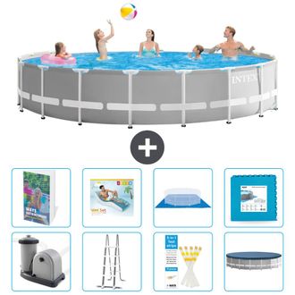 Intex Piscina Prism Frame Redonda - 549x122 Cm - 9-piezas S651
