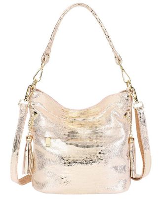 Tiffany & Fred Leather Hobo Bag